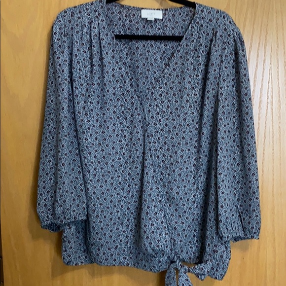 Loft Outlet Faux Wrap Blouse - Picture 7 of 8
